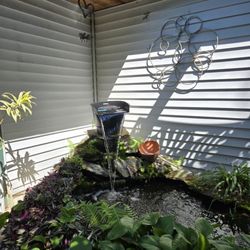 Sunshine Ace Hardware - Koi Pond waterfall up and running thanks to Ace Hardware employee who knew his job.