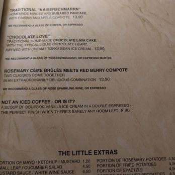 Das Dorf - Menu 04-2025 - German Near Me - Hamburg, HH