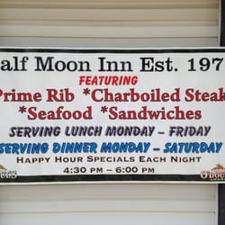 Half Moon Inn - Signage