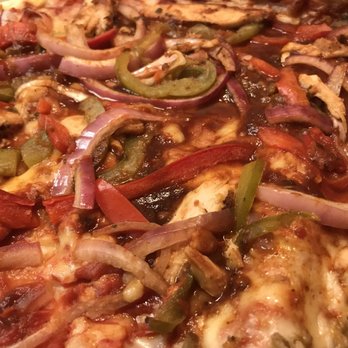 Rock & Roll Pizza - Urban Cowboy BBQ Chicken = chicken + bell pepper + onions + BBQ sauce (this was good, but my least fave out of what I've tried) - Pizza Near Me - Camarillo, California Rock & Roll Pizza - Urban Cowboy BBQ Chicken = chicken + bell pepper + onions + BBQ sauce (this was good, but my least fave out of what I've tried) - Pizza Near Me - Camarillo, California