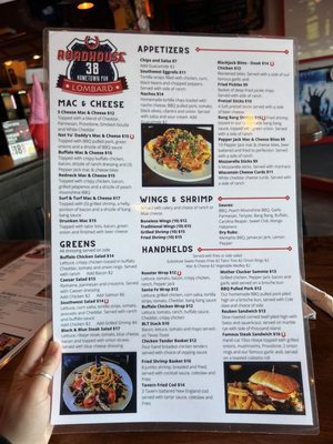 Menu photo 1 Roadhouse 38 Lombard, IL