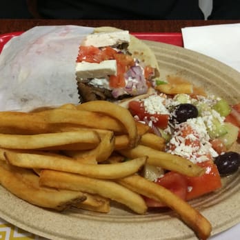 Yiassoo - Super gyros plate - Greek Near Me - Campbell, California Yiassoo - Super gyros plate - Greek Near Me - Campbell, California