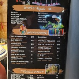 Menu you don't need this eat somewhere else. There is no flavor here in the food! Menu you don't need this eat somewhere else. There is no flavor here in the food!