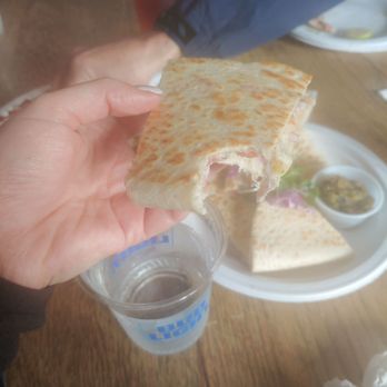 Talkeetna Tako - Smoked Salmon quesadilla, also delicious - Food Trucks Near Me