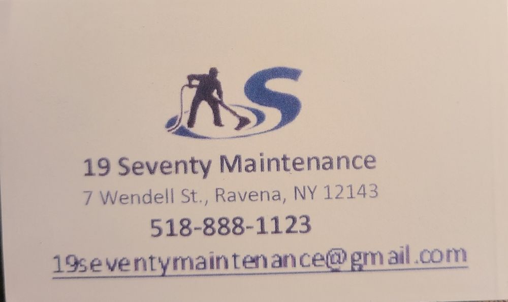 19 SEVENTY MAINTENANCE Request a Quote 7 Wendell St, Ravena, New