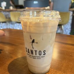 Santos Coffee - Mountain Brook - "pistachio" latte