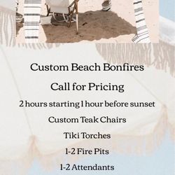 Above & Beyond Concierge - Bonfire description from Above and Beyond website.