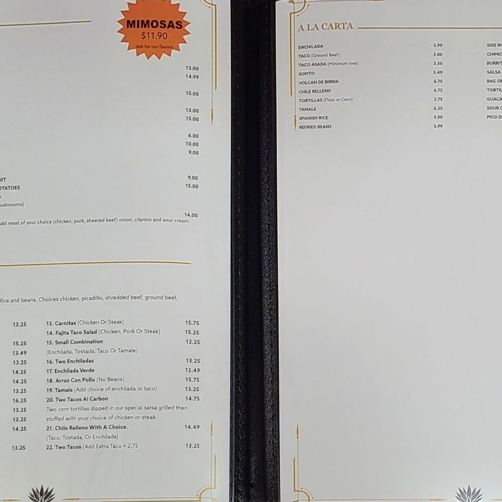 Black Agave - Menu pages 5 and 6 taken 12/8/24 - Mexican Near Me - Kelso, Washington Black Agave - Menu pages 5 and 6 taken 12/8/24 - Mexican Near Me - Kelso, Washington