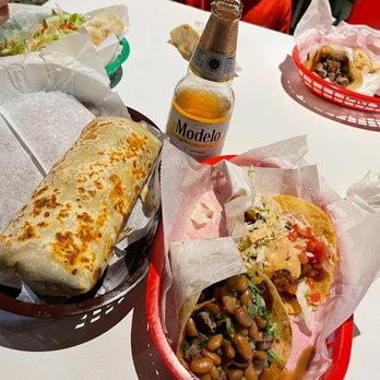 The Taco Stand - Tacos and carne Asada burrito!! Yum - Tacos Near Me - Encinitas, California