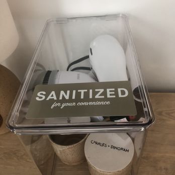 The Pearl Hotel - They sanitized high touch items in our room Pre-check in. I still put remote in my own ziplock - San Diego, CA