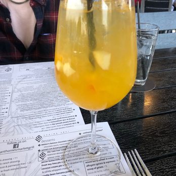 Anthonie's Market Grill - White Sangria -- can't go wrong - Seafood Near Me - Simonton, Texas