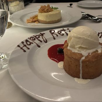 Ocean Prime - Warm Butter Cake and delicious cheesecake - Seafood Near Me - Beverly Hills, California