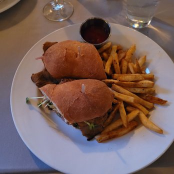 Baily's Old Town - Tri-tip Banh Mai with togarashi fries - New American Near Me - Temecula, California Baily's Old Town - Tri-tip Banh Mai with togarashi fries - New American Near Me - Temecula, California