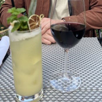 Alchemy Restaurant & Bar - Zinfandel and coconut Mezcal cocktail - New American Near Me - Ashland, Oregon
