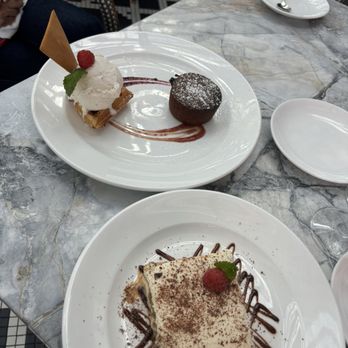 Carpaccio - Desert! Tiramisu & chocolate lava - Italian Near Me - East Rutherford, New Jersey