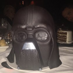 Carolina Cake Artistry - The Darth Vader make with lemon cake