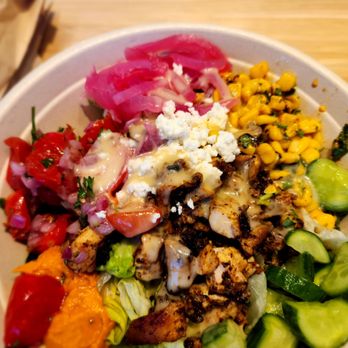 CAVA - Lemon Chicken Bowl from Cava - Mediterranean Near Me - Chino Hills, California