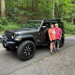 Jeepin In The Smokies Jeep Rentals - Guest shared photo with their Jeep Rental