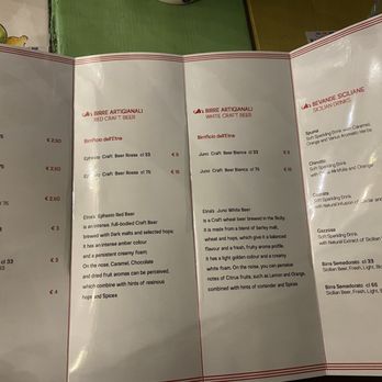 That's a Moro - Drinks menu - Sicilian Near Me - Ragusa, RG