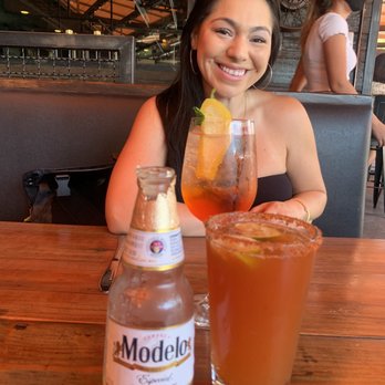 Bosscat Kitchen & Libations - Wifey and I enjoying a little Sunday brunch - New American Near Me - Irvine, California