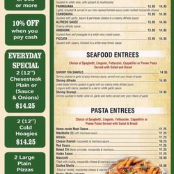 Rosetta’s pizza - Our pastas