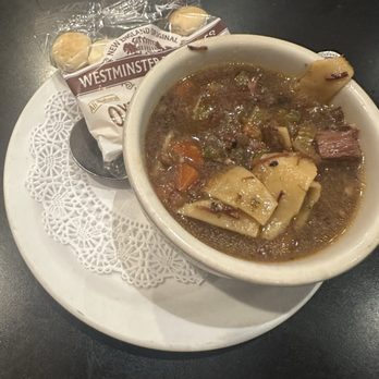 River City Grill - Soup special: braised beef noodle - cup size - American Near Me - Punta Gorda, Florida River City Grill - Soup special: braised beef noodle - cup size - American Near Me - Punta Gorda, Florida