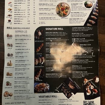Zu Izakaya - Page 1 of the menu as of 4/8/2025. - Asian Fusion Near Me - Tempe, Arizona