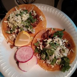 Tacos Solis - These are what I got tonight. Last night it was asada fries