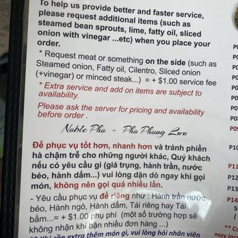 Pho Phong Luu - Menu as of 7/7/2024 - Vietnamese Near Me - Austin, Texas Pho Phong Luu - Menu as of 7/7/2024 - Vietnamese Near Me - Austin, Texas