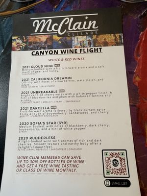 Menu photo 2 McClain Cellars Laguna Beach, CA Menu photo 2 McClain Cellars Laguna Beach, CA