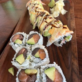 Sushi Umi - 007 & Tuna/salmon rolls - Sushi Bars Near Me - Tysons, Virginia