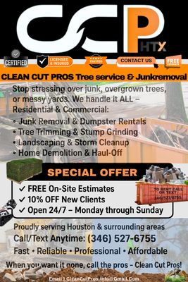 Clean Cut Pros Trees & Junk