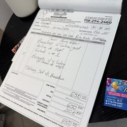 La Bomboniera Marylu - Our invoice