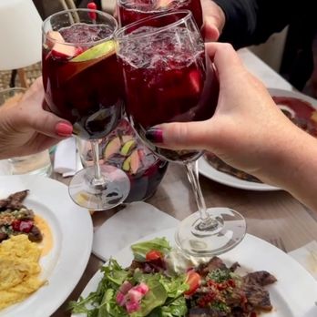 The Original Caffe Boa - Cheers! Red sangria pitcher! - New American Near Me - Tempe, Arizona