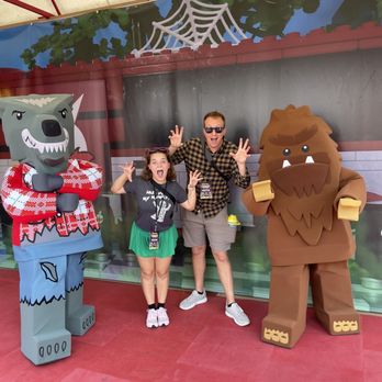 LEGOLAND - We met up with Square Foot and Wolf Guy! - Amusement Parks Near Me - Winter Haven, Florida