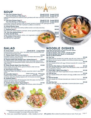 Menu photo 5 Thai Villa Restaurant Lakewood, CA Menu photo 5 Thai Villa Restaurant Lakewood, CA