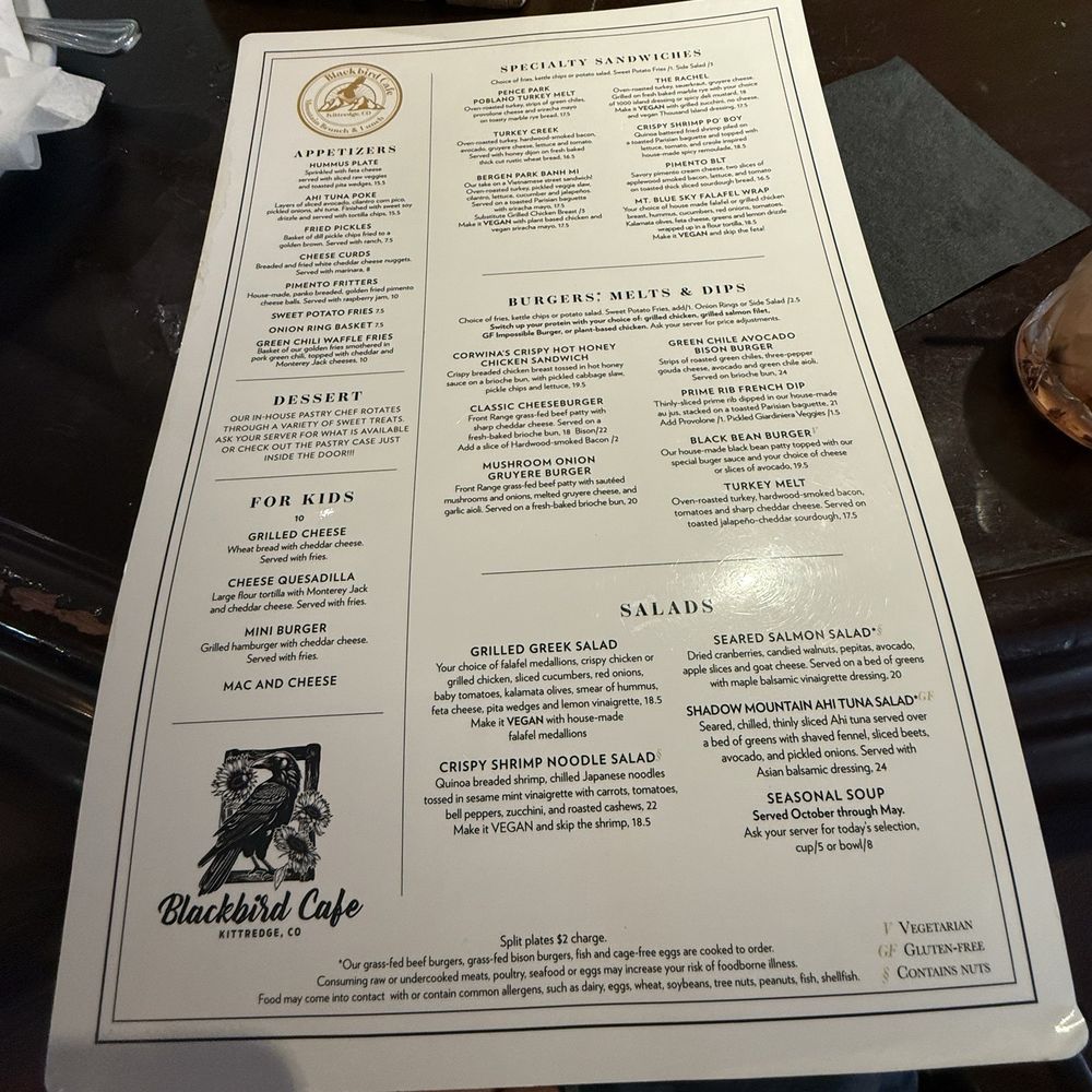 Blackbird Cafe - Mountain Brunch & Lunch - American Near Me - Evergreen, Colorado Blackbird Cafe - Mountain Brunch & Lunch - American Near Me - Evergreen, Colorado