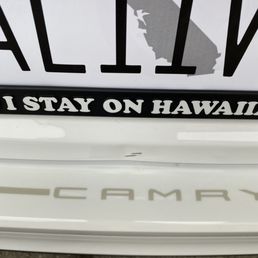 Small dent from a cart . Mahalo Panda Bear Small dent from a cart . Mahalo Panda Bear