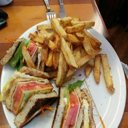 The Village Family Restaurant - Club sandwich.
