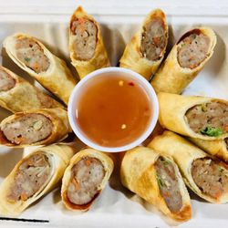 Samuel's Sammiches and Filipino BBQ - Lumpia (Shanghai rolls)