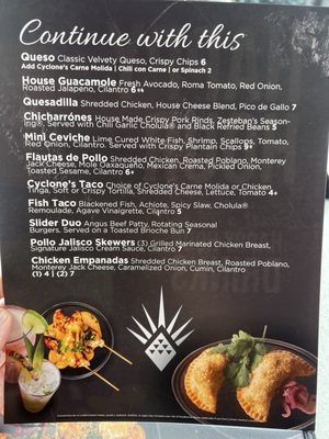 Menu photo 8 Cyclone Anayas Houston, TX