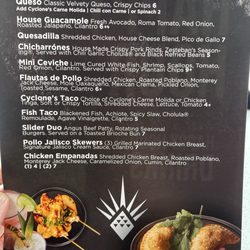 Cyclone Anayas - Happy Hour food