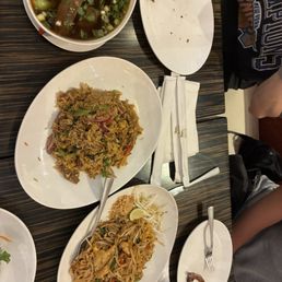 Spicy Beef Noodle Soup, Thai Basil Beef Fried Rice, Pad Thai Spicy Beef Noodle Soup, Thai Basil Beef Fried Rice, Pad Thai