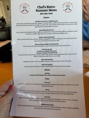 Menu photo 3 Chef’s Bistro 30A Santa Rosa Beach, FL Menu photo 3 Chef’s Bistro 30A Santa Rosa Beach, FL
