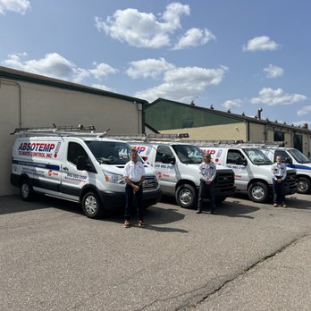 Absotemp Climate Control - Technicians stop to pose in front of our building in Commerce, MI. - Heating & Air Conditioning/HVAC Near Me - Commerce Township, Michigan Absotemp Climate Control - Technicians stop to pose in front of our building in Commerce, MI. - Heating & Air Conditioning/HVAC Near Me - Commerce Township, Michigan