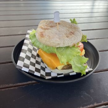 Herbivores - Macvegan breakfast sandwich - Coffee & Tea Near Me - Kailua-Kona, Hawaii