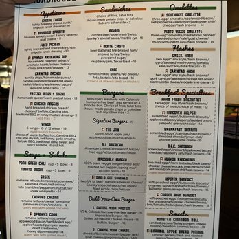 Spanky's Roadhouse - The menu.... Yum Yummy - New American Near Me - Denver, Colorado Spanky's Roadhouse - The menu.... Yum Yummy - New American Near Me - Denver, Colorado
