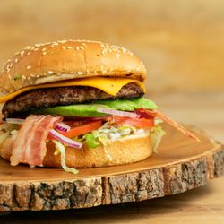 D'Elia's Grinders - Bacon Avocado Cheeseburger