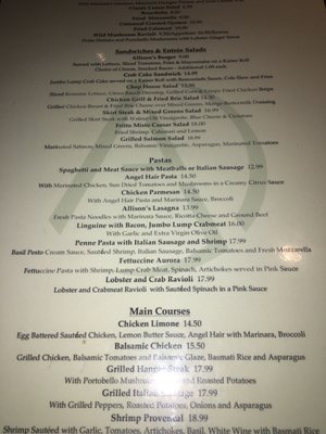 Menu photo 3 Allison's Restaurant Crofton, MD