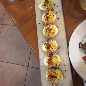 Chelsea's Kitchen - Deviled eggs! Very good! - American Near Me - Phoenix, Arizona Chelsea's Kitchen - Deviled eggs! Very good! - American Near Me - Phoenix, Arizona